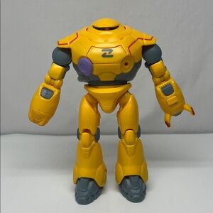 Disney Pixar Lightyear Battle Zyclops Yellow and Gray Robot Action Figure
